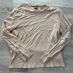 j crew cream long sleeve shirt